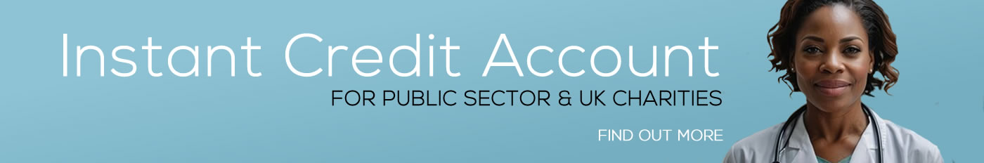 Instant Credit Terms for Public Sector and UK Charities